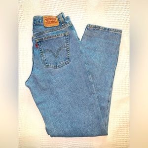 Vintage Levi’s Jeans Made in Mexico 550 High Waist Mom Relaxed 10 Long 28 waist